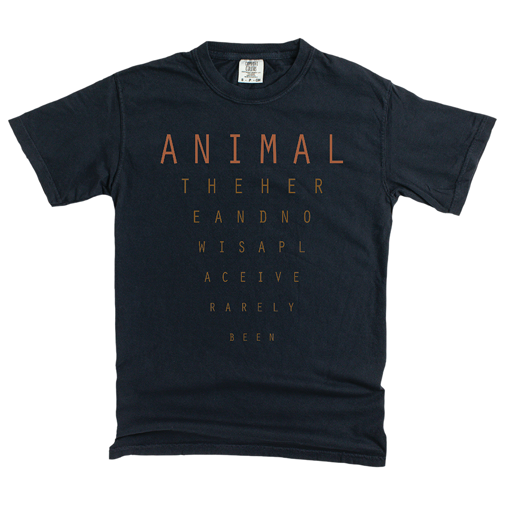 Gareth Dunlop Animal Eye Test T-Shirt